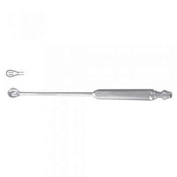 Rheinstaedter Uterine Flushing Curette Sharp Stainless Steel, Cup Size 11.0 mm